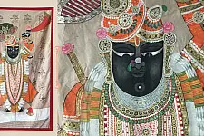 Miniature Painting ~ Rajasthan ~ Srinath ji {C}